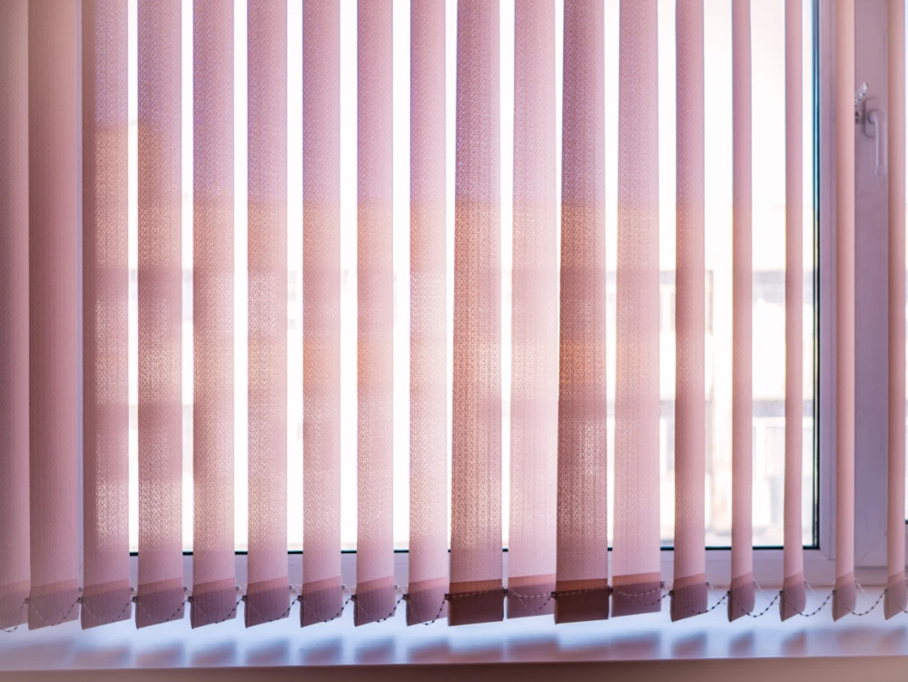 colorful vertical blinds